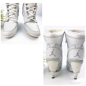 Nike Shoes | Nike Air Max Jordan High Heels White | Poshmark